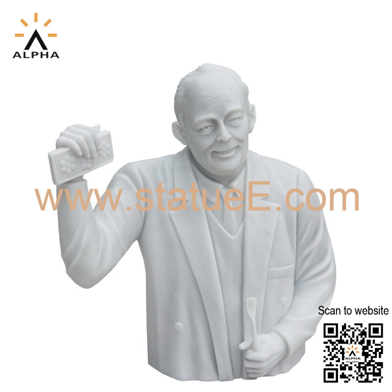 Michelin bust statue